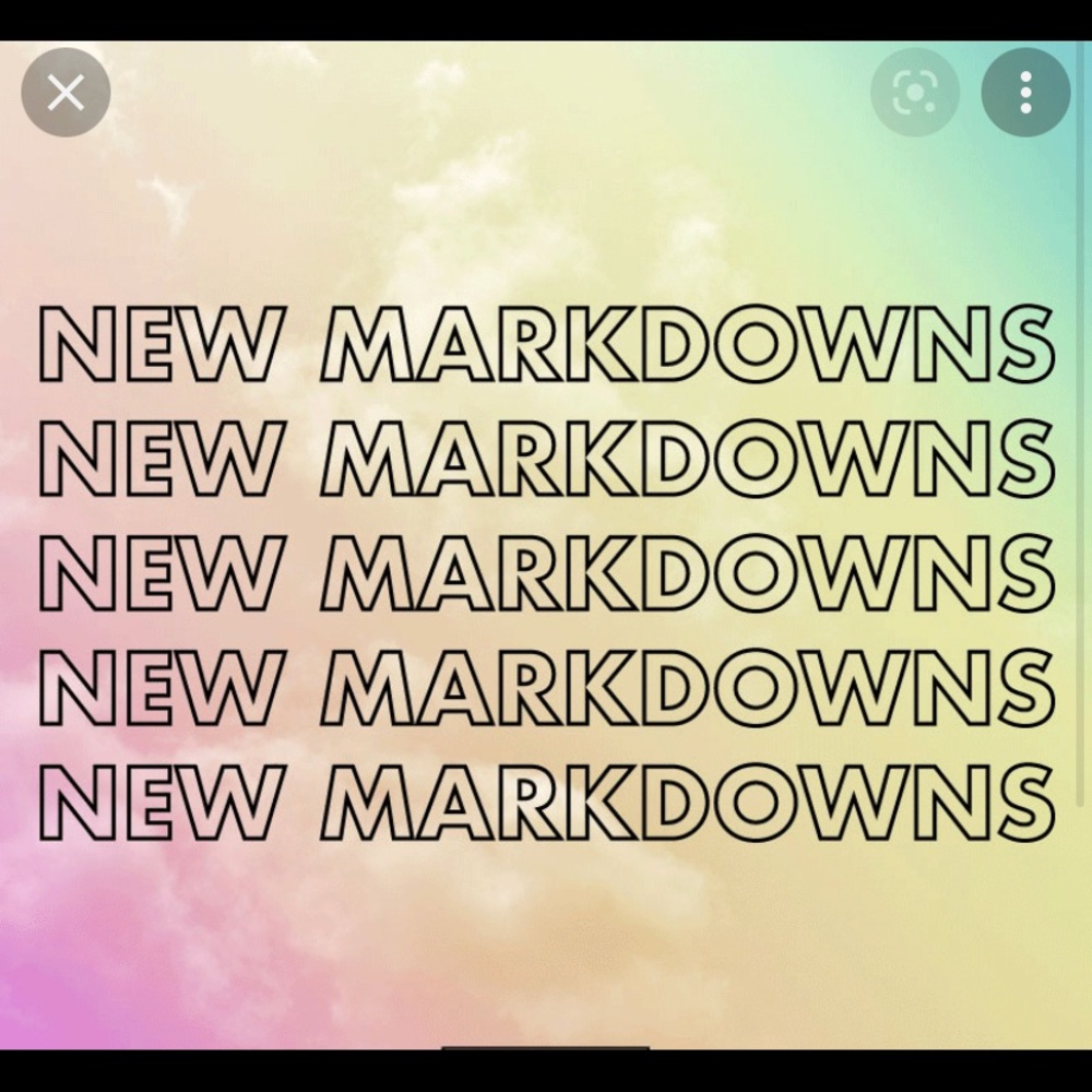 New markdowns ! Everything has to go!